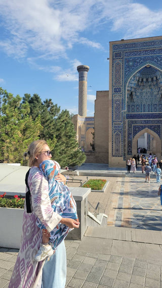 「抱っこ紐＋リュック」だった頃より、ずっと身軽になりました。  ウズベキスタン旅行で実感した、“荷物を減らす”という選択。